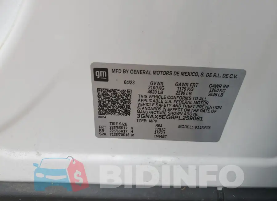 3GNAX5EG9PL259061 Photo# 12