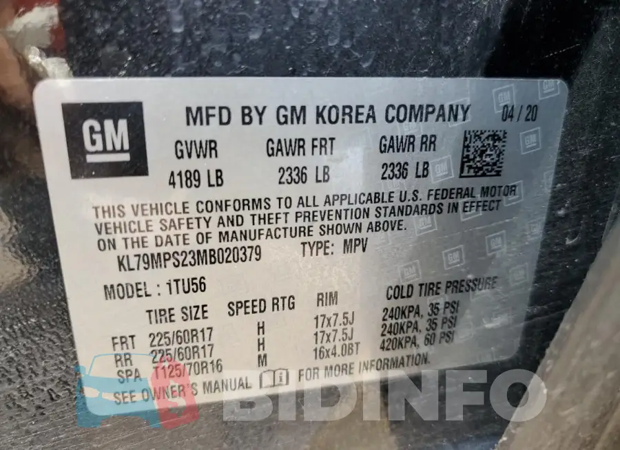 KL79MPS23MB020379 Photo# 14