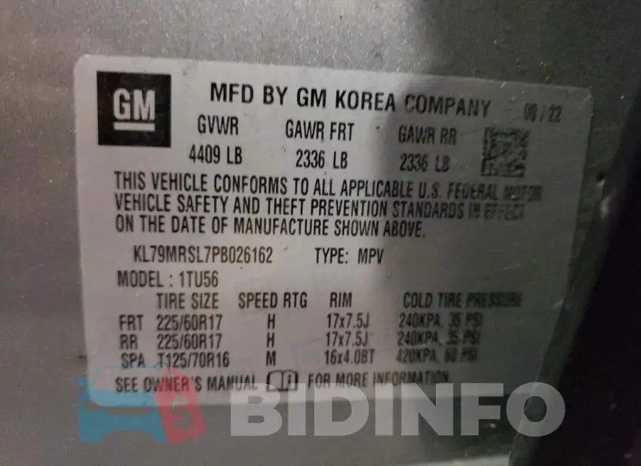 KL79MRSL7PB026162 Photo# 13