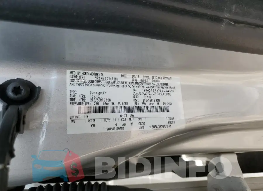 1FADP3F27FL224385 Photo# 13