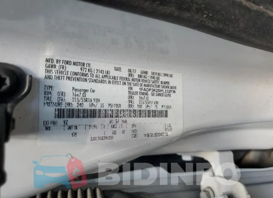 1FADP3K25HL332836 Photo# 12
