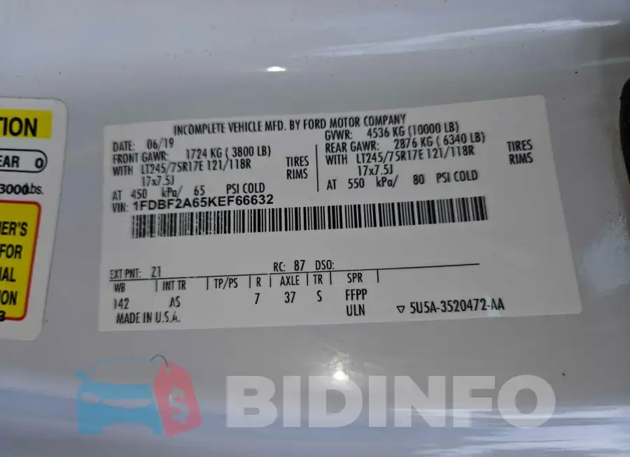 1FDBF2A65KEF66632 Photo# 10