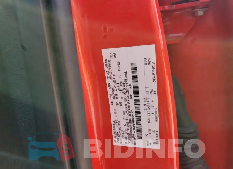 1FTEW1CP5HKC21774 Photo# 12