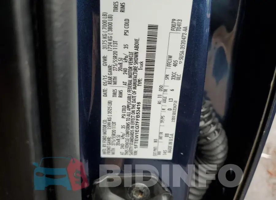 1FTEW1EG7FFB53416 Photo# 13