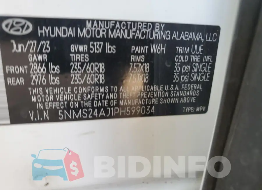 5NMS24AJ1PH599034 Photo# 13