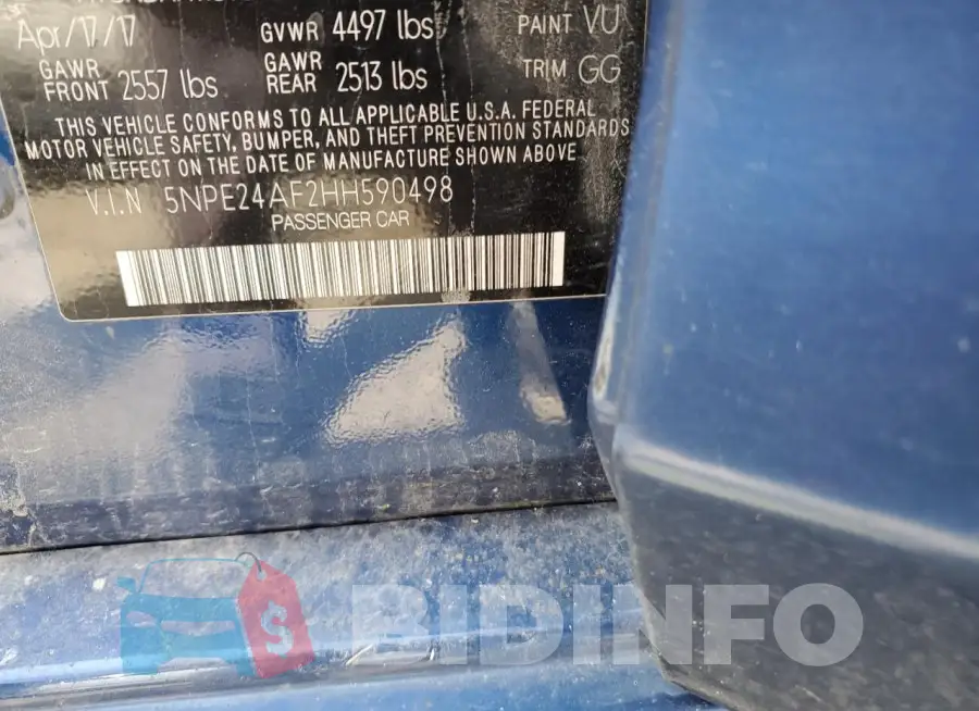 5NPE24AF2HH590498 Photo# 12