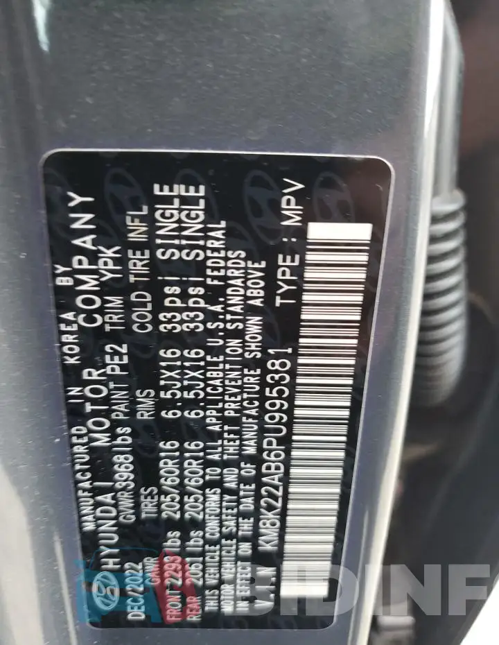 KM8K22AB6PU995381 Photo# 13