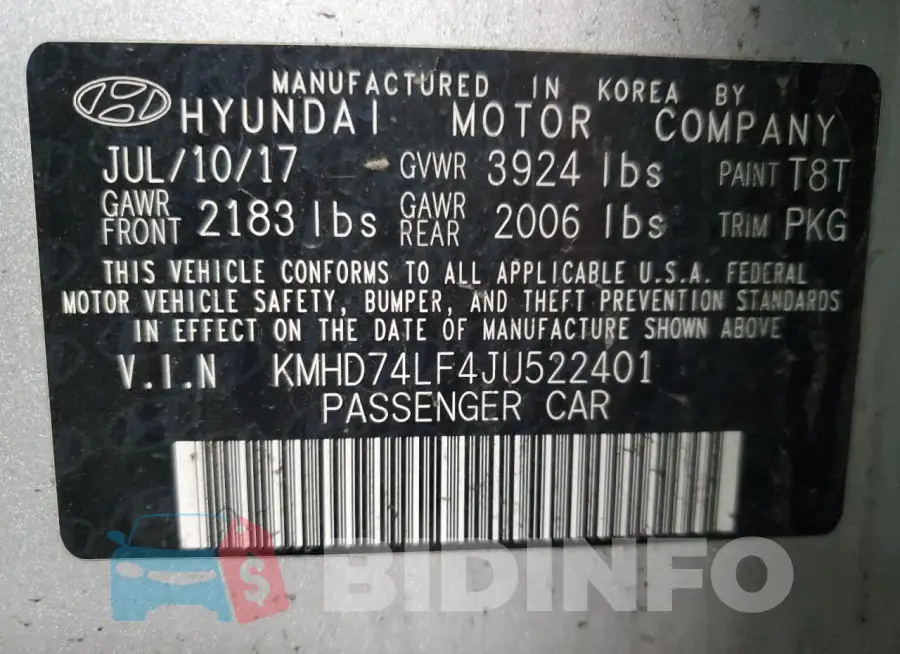 KMHD74LF4JU522401 Photo# 13