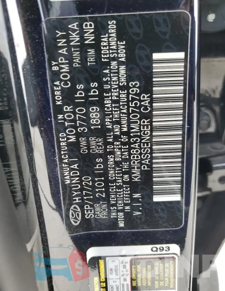 KMHRB8A31MU075793 Photo# 13