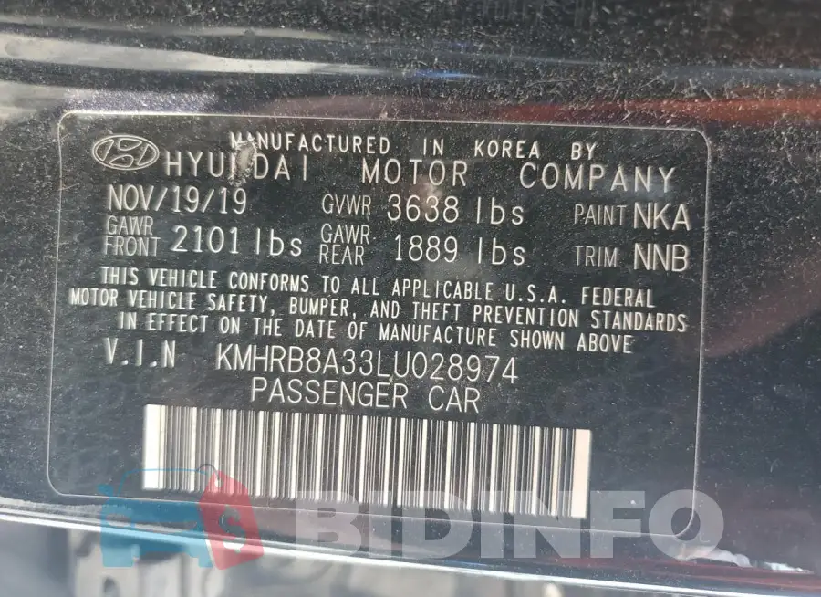 KMHRB8A33LU028974 Photo# 13