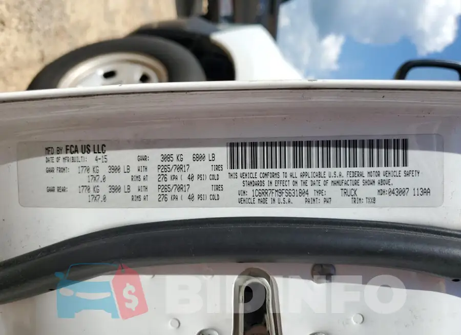 1C6RR7FM9FS631804 Photo# 12