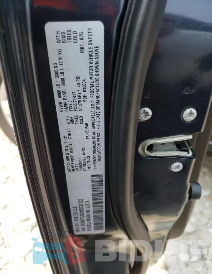 1C6RR7LG2MS532723 Photo# 12