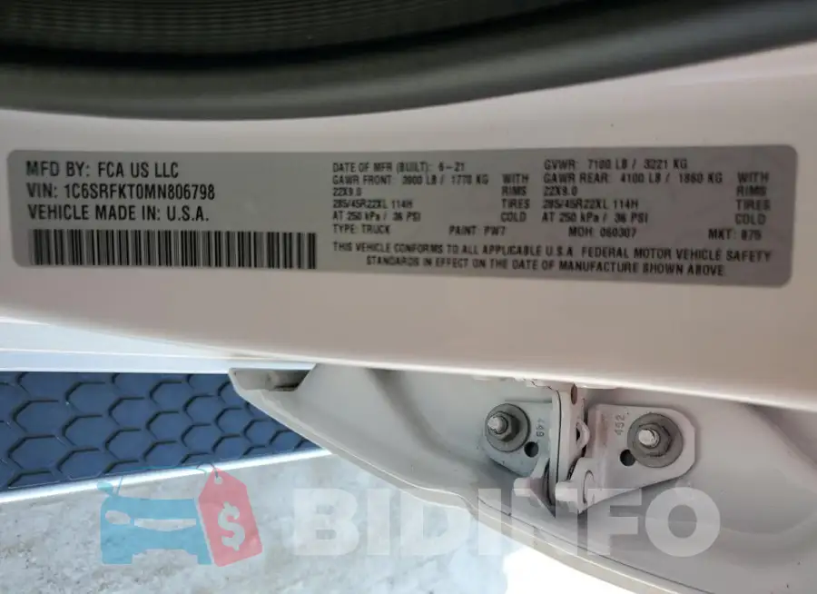 1C6SRFKT0MN806798 Photo# 14