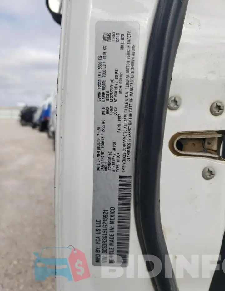 3C63R3GL5LG215921 Photo# 12