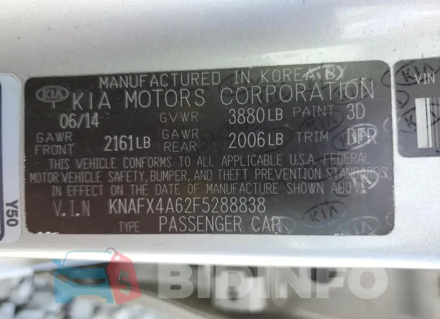 KNAFX4A62F5288838 Photo# 12