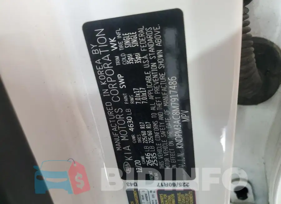KNDPM3AC8M7917486 Photo# 12