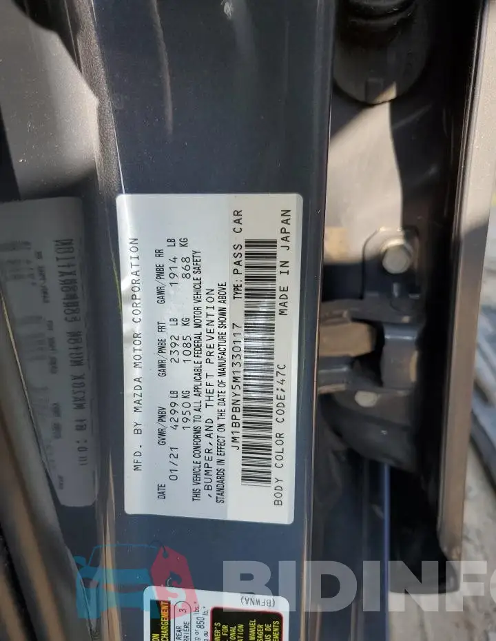 JM1BPBNY5M1330117 Photo# 12