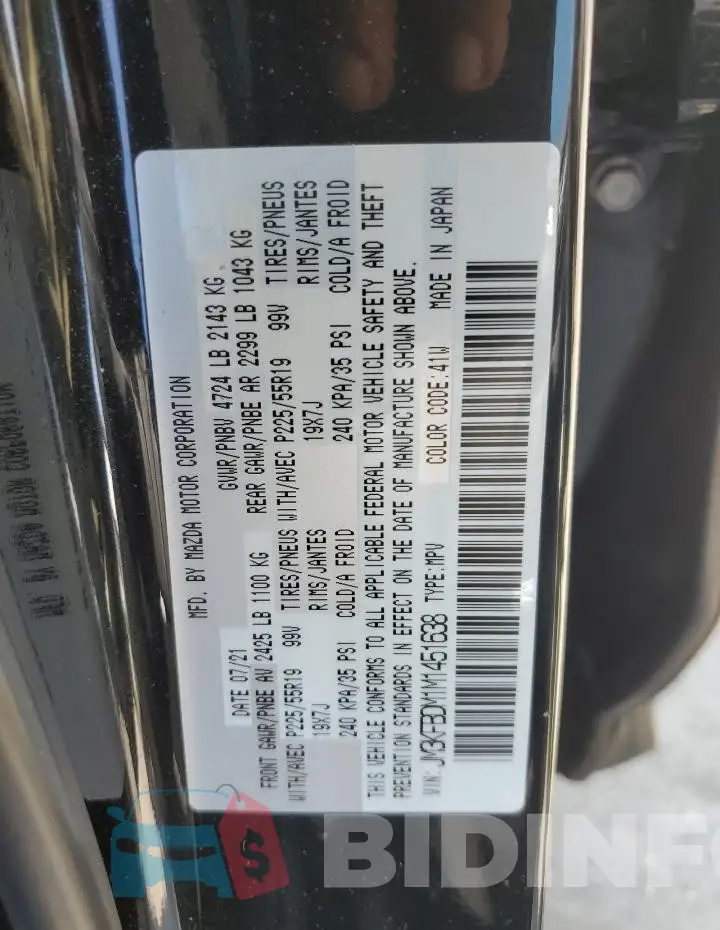 JM3KFBDM1M1451638 Photo# 13