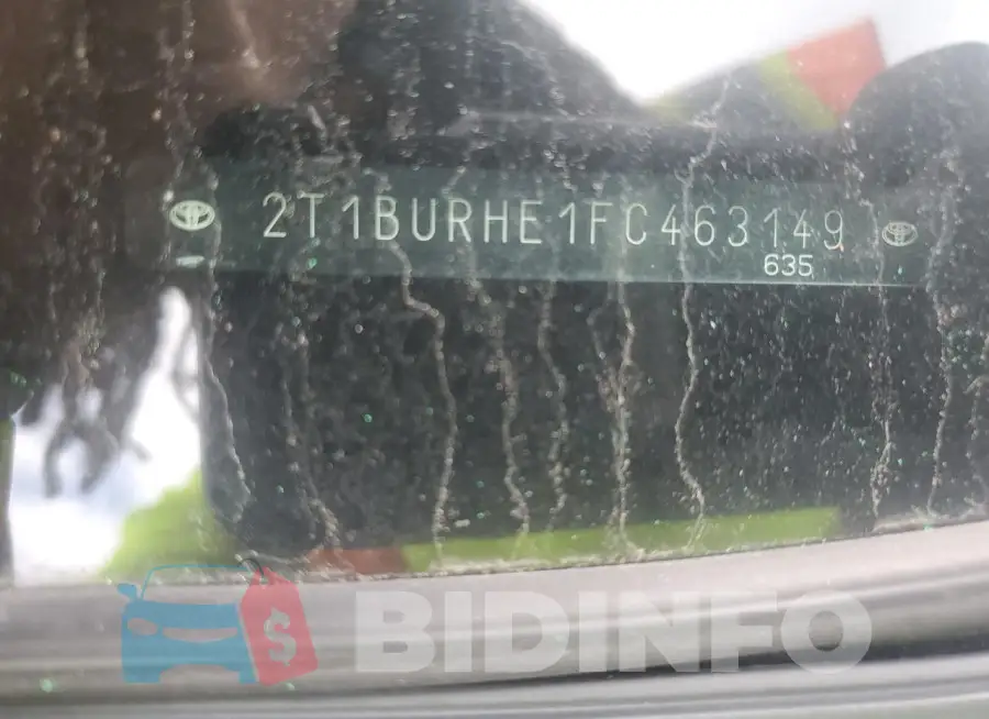 2T1BURHE1FC463149 Photo# 12
