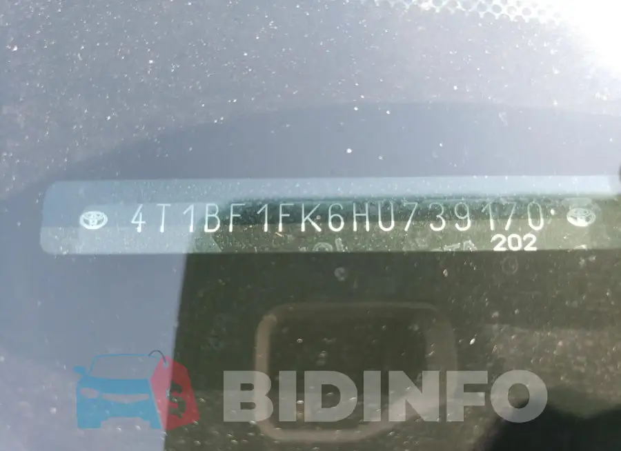 4T1BF1FK6HU739170 Photo# 13