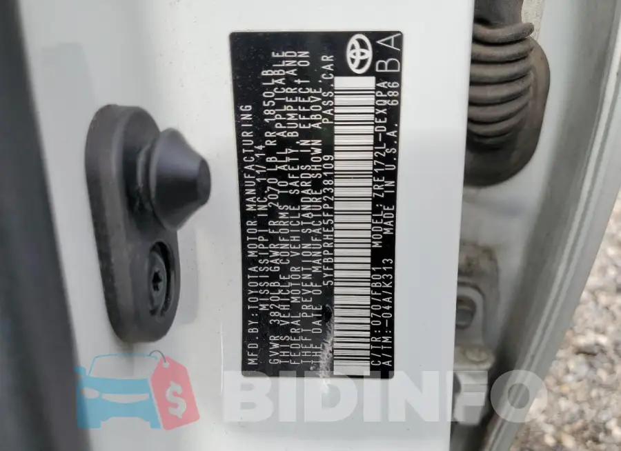 5YFBPRHE5FP238109 Photo# 12