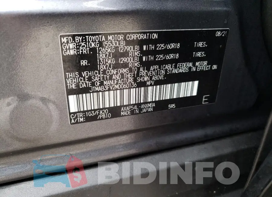 JTMAB3FV2MD060136 Photo# 14