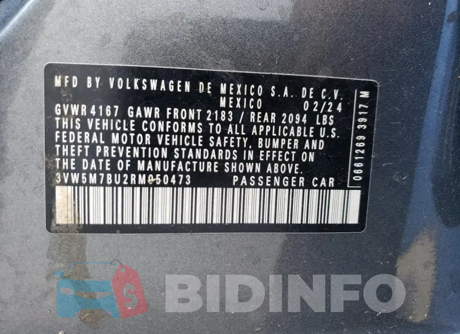 3VW5M7BU2RM050473 Photo# 12