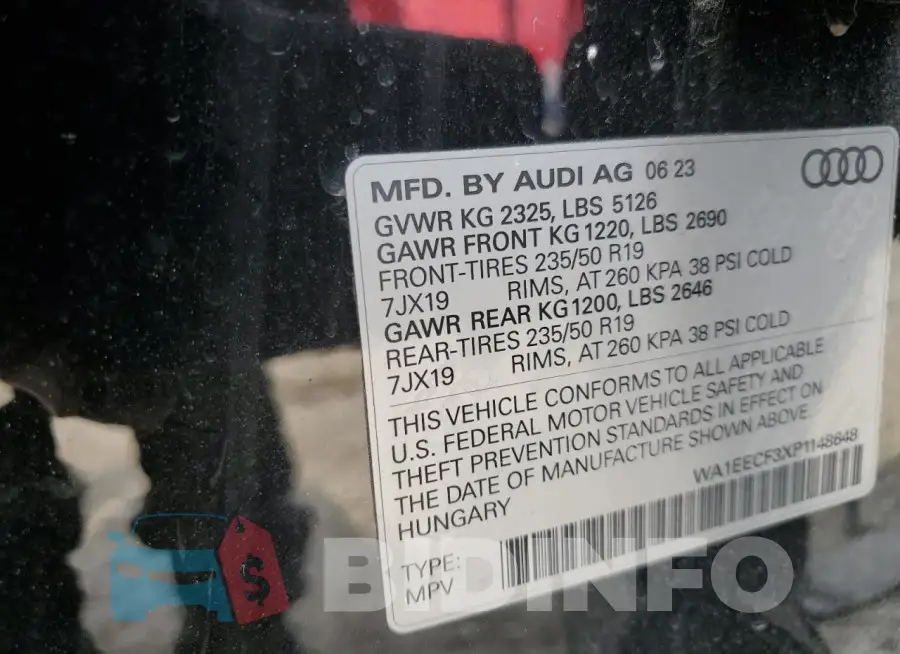 WA1EECF3XP1148648 Photo# 13