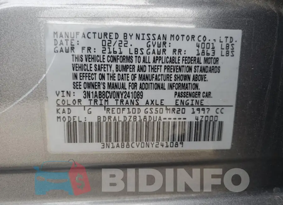 3N1AB8CV0NY241089 Photo# 12