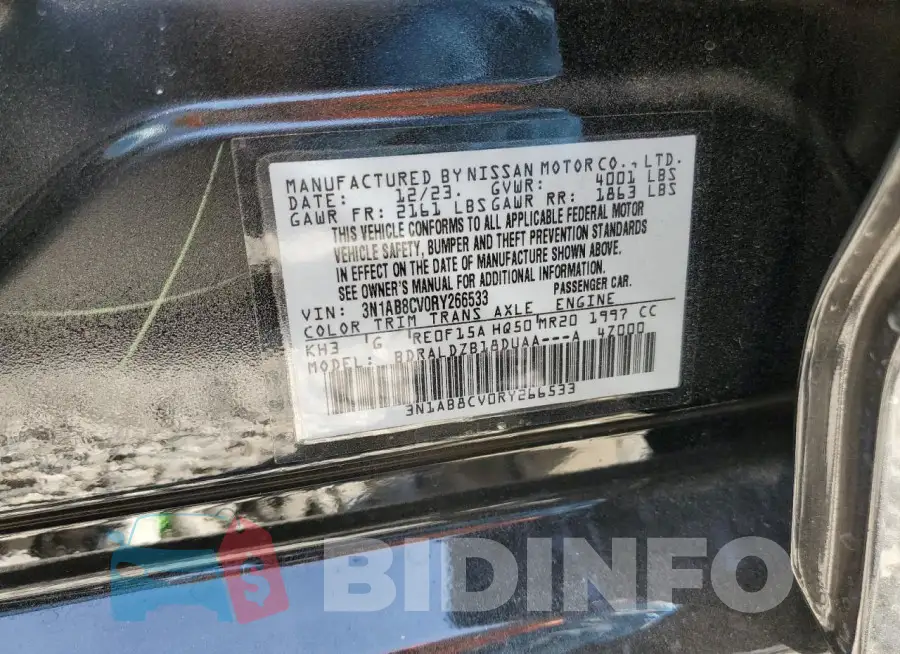 3N1AB8CV0RY266533 Photo# 12