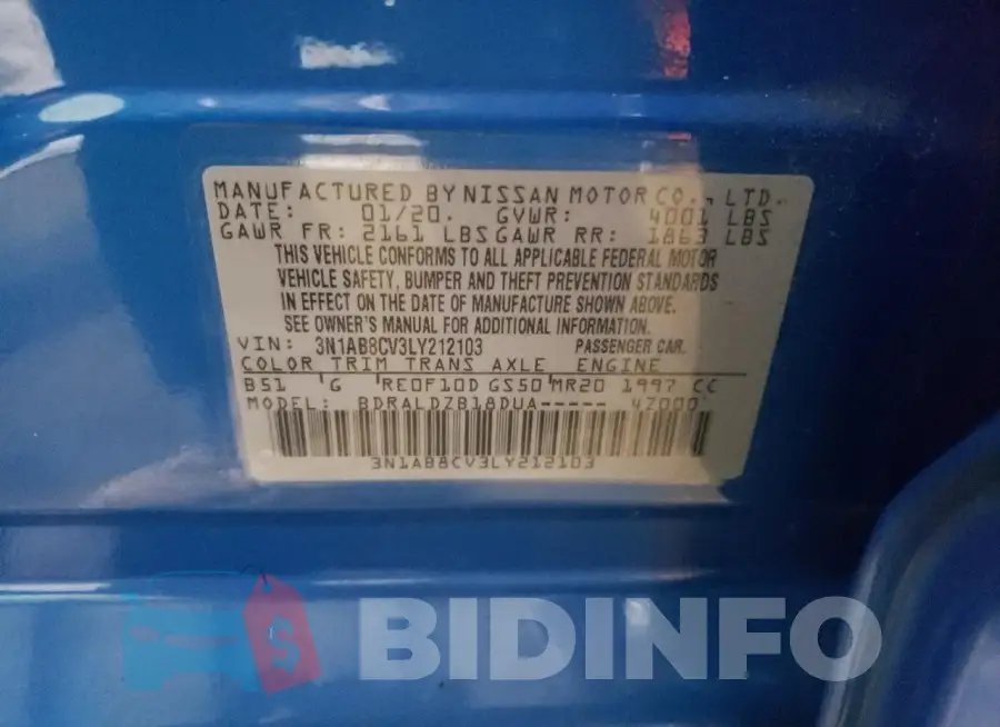 3N1AB8CV3LY212103 Photo# 12