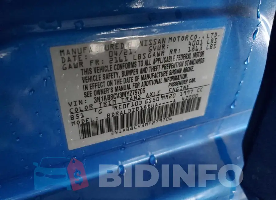 3N1AB8CV3MY279706 Photo# 12