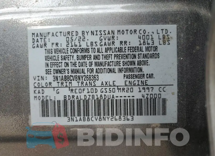 3N1AB8CV8NY268363 Photo# 12