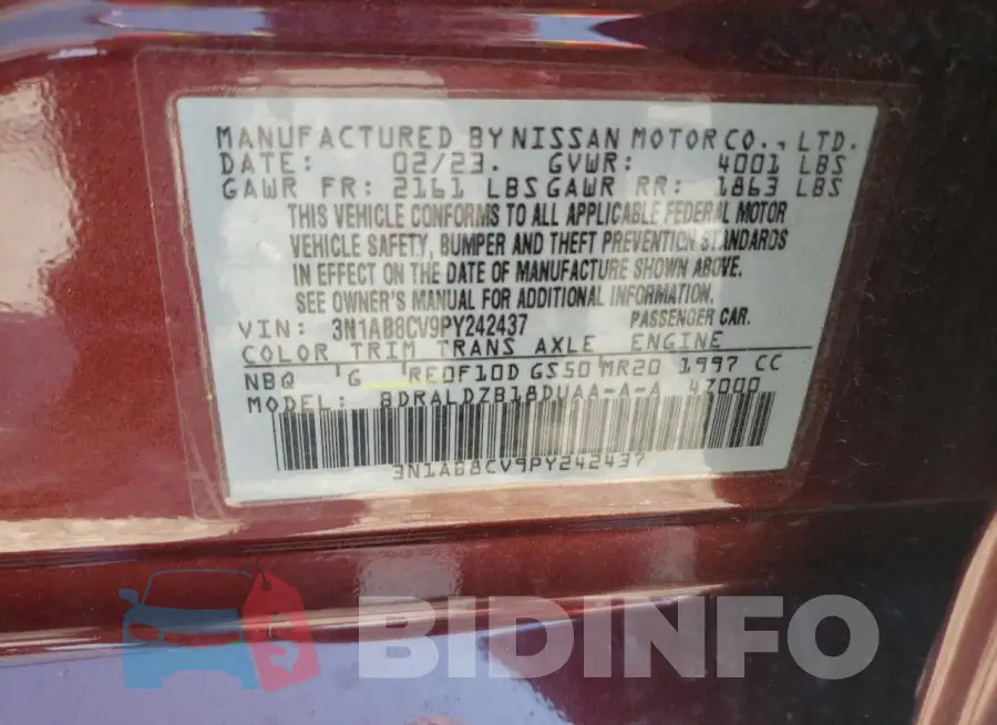 3N1AB8CV9PY242437 Photo# 12