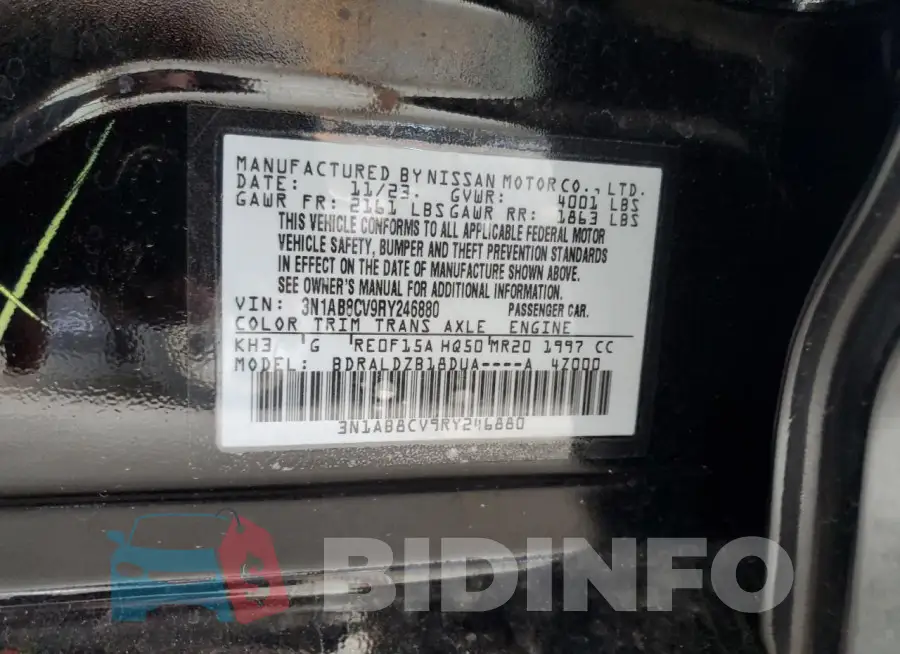 3N1AB8CV9RY246880 Photo# 12
