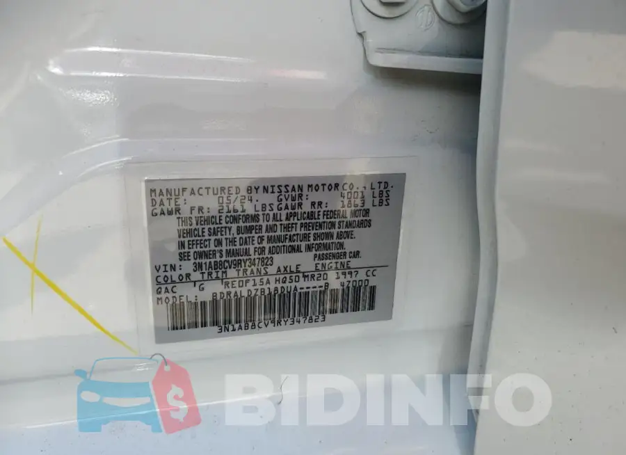 3N1AB8CV9RY347823 Photo# 12