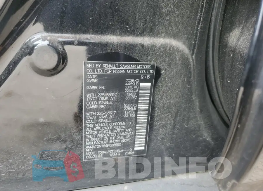 KNMAT2MT5GP638550 Photo# 14