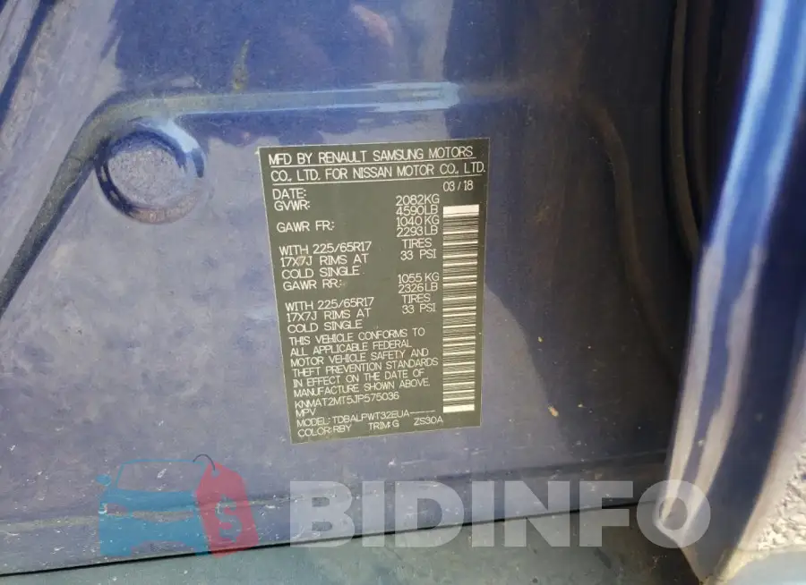 KNMAT2MT5JP575036 Photo# 14