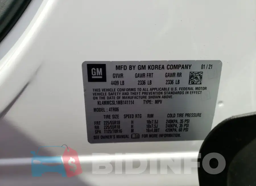 KL4MMCSL1MB141114 Photo# 13