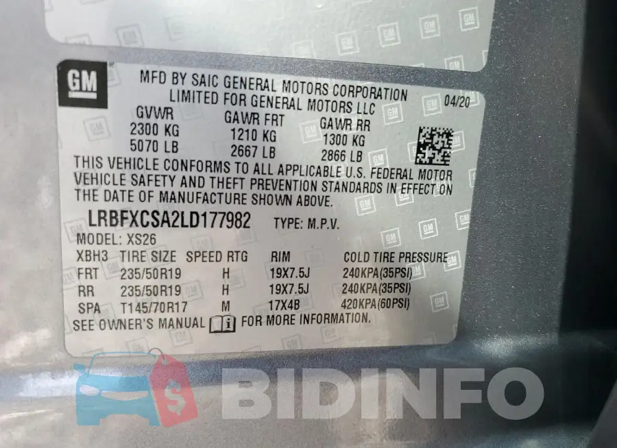 LRBFXCSA2LD177982 Photo# 13