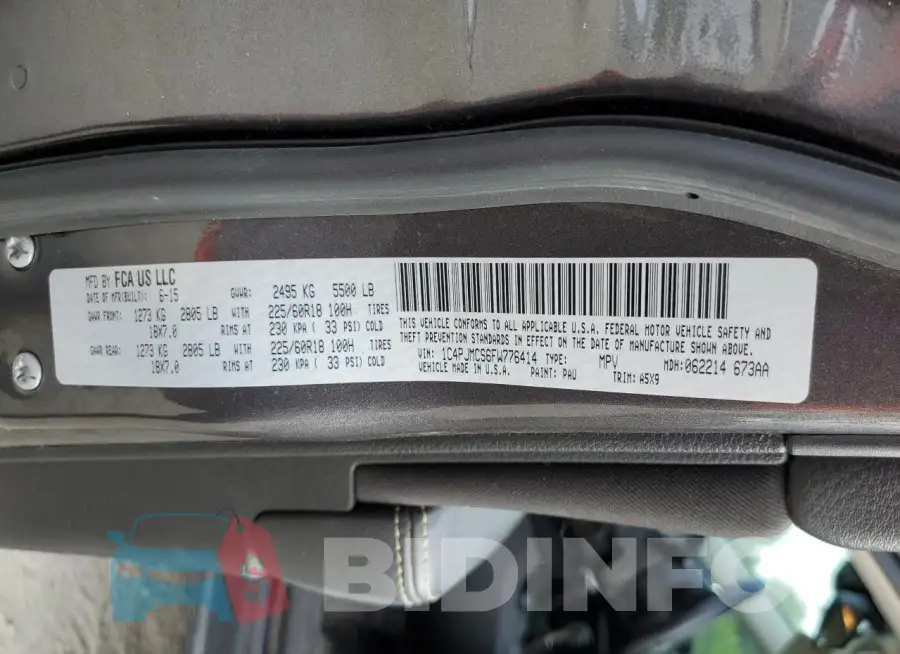 1C4PJMCS6FW776414 Photo# 14