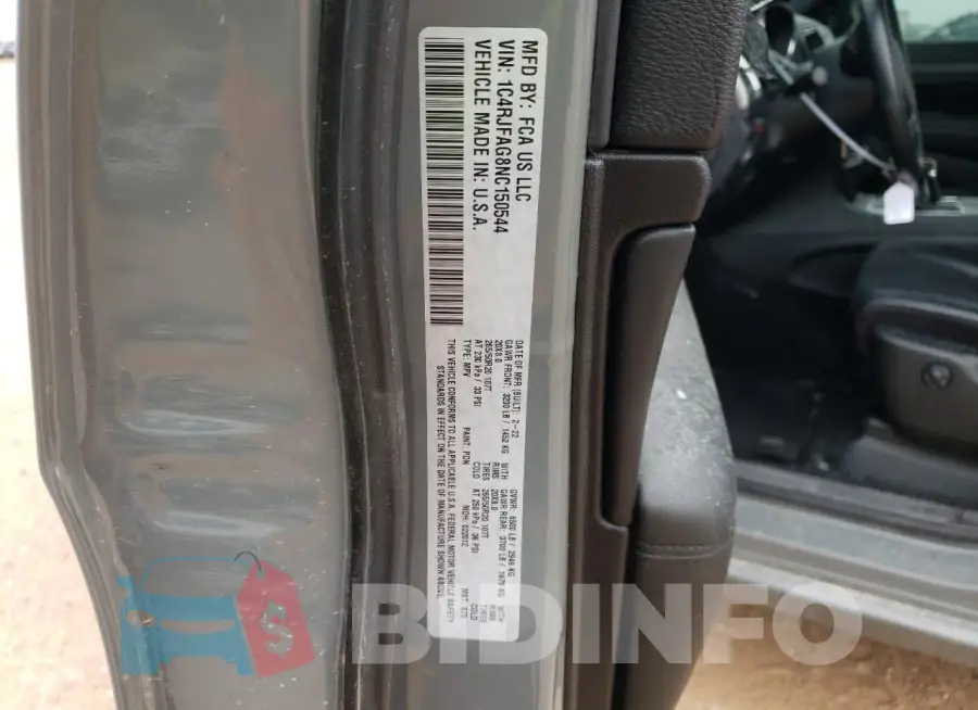 1C4RJFAG8NC150544 Photo# 13