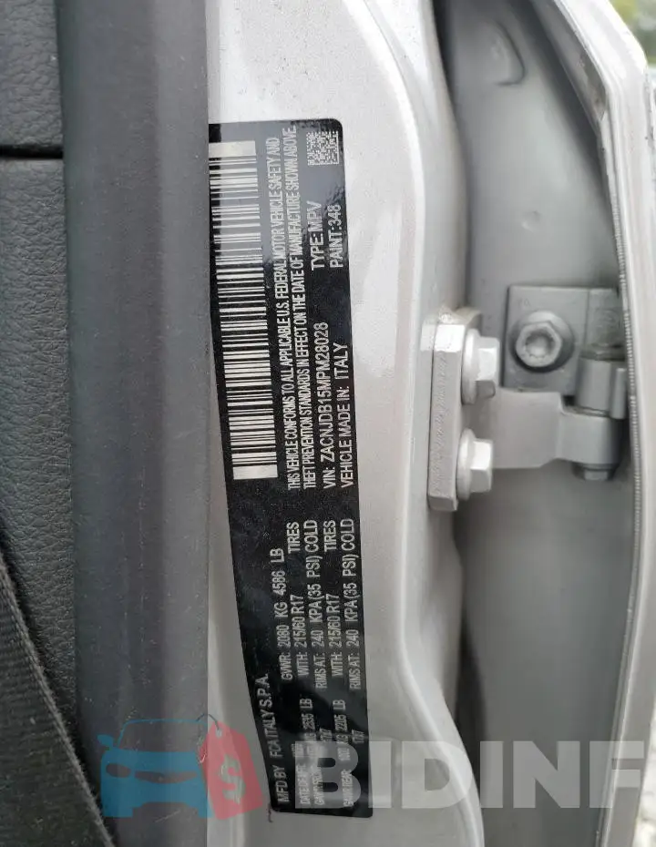 ZACNJDB15MPM28028 Photo# 13