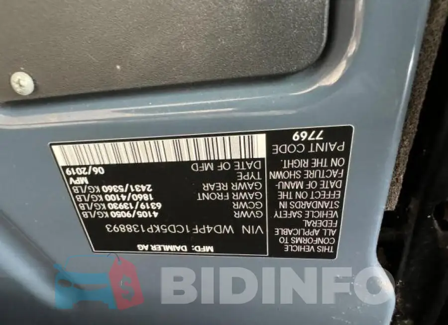 WD4PF1CD5KP138893 Photo# 10