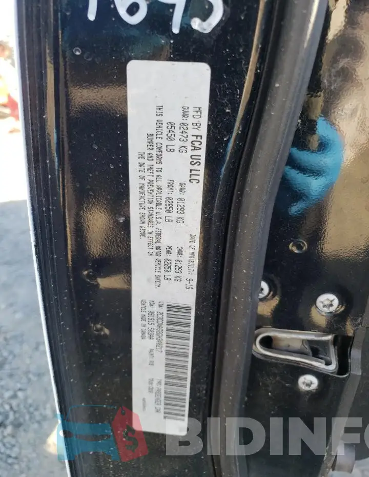 2C3CDXAG2GH340217 Photo# 12