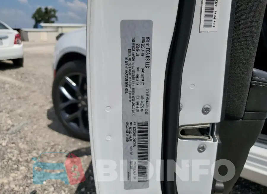 2C3CDXBG1KH603045 Photo# 12