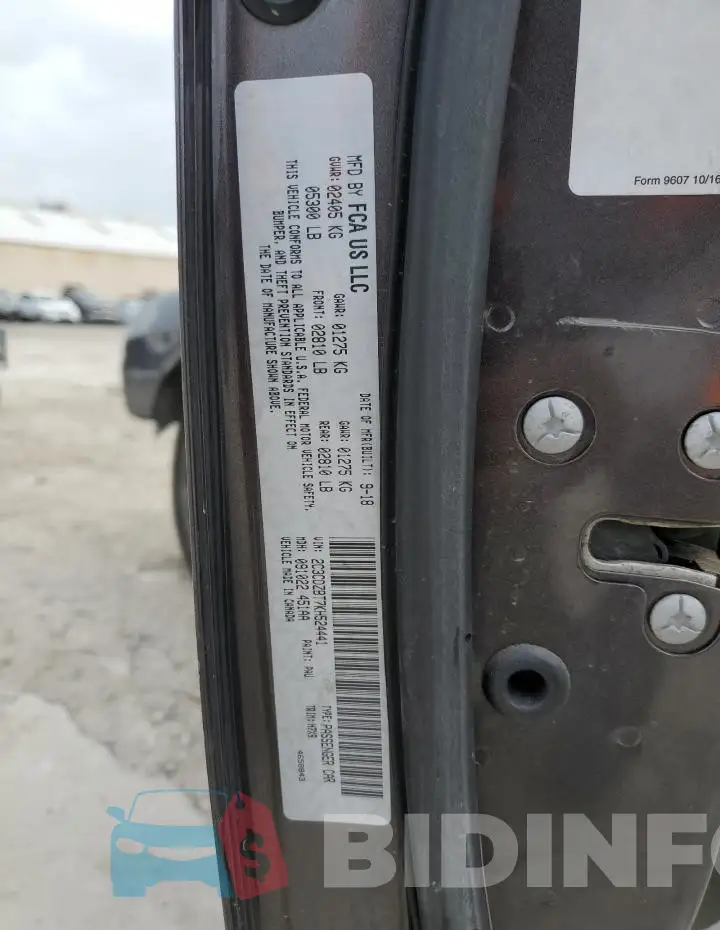2C3CDZBT7KH524441 Photo# 13