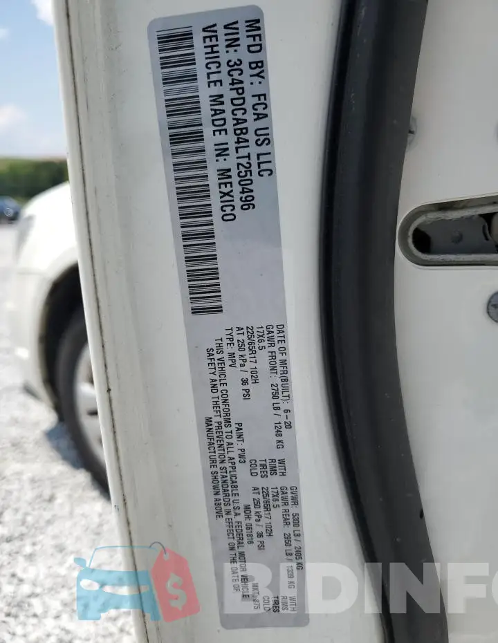 3C4PDCAB4LT250496 Photo# 13