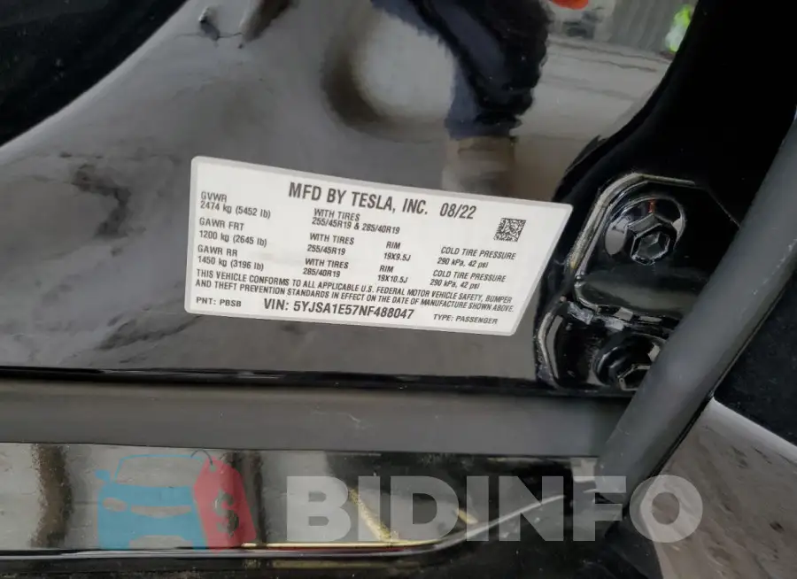 5YJSA1E57NF488047 Photo# 12