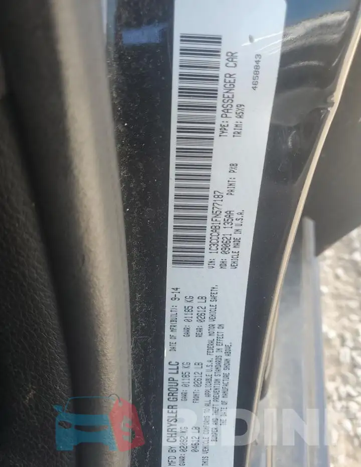 1C3CCCAB1FN577187 Photo# 12